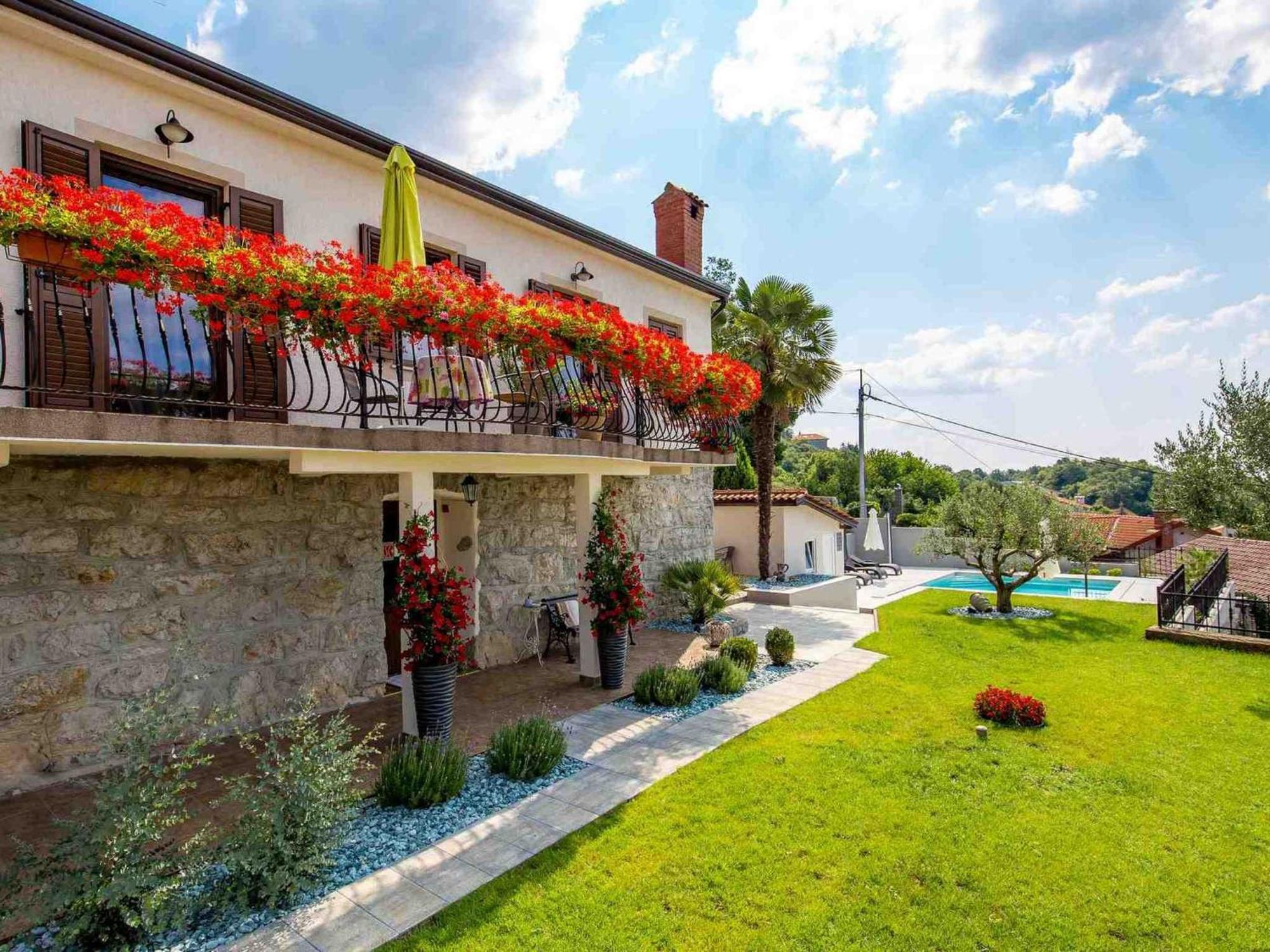 Srok Apartments With Pool Kastav Camera foto